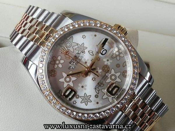 Rolex Datejust 36mm 18K Gold Diamonds