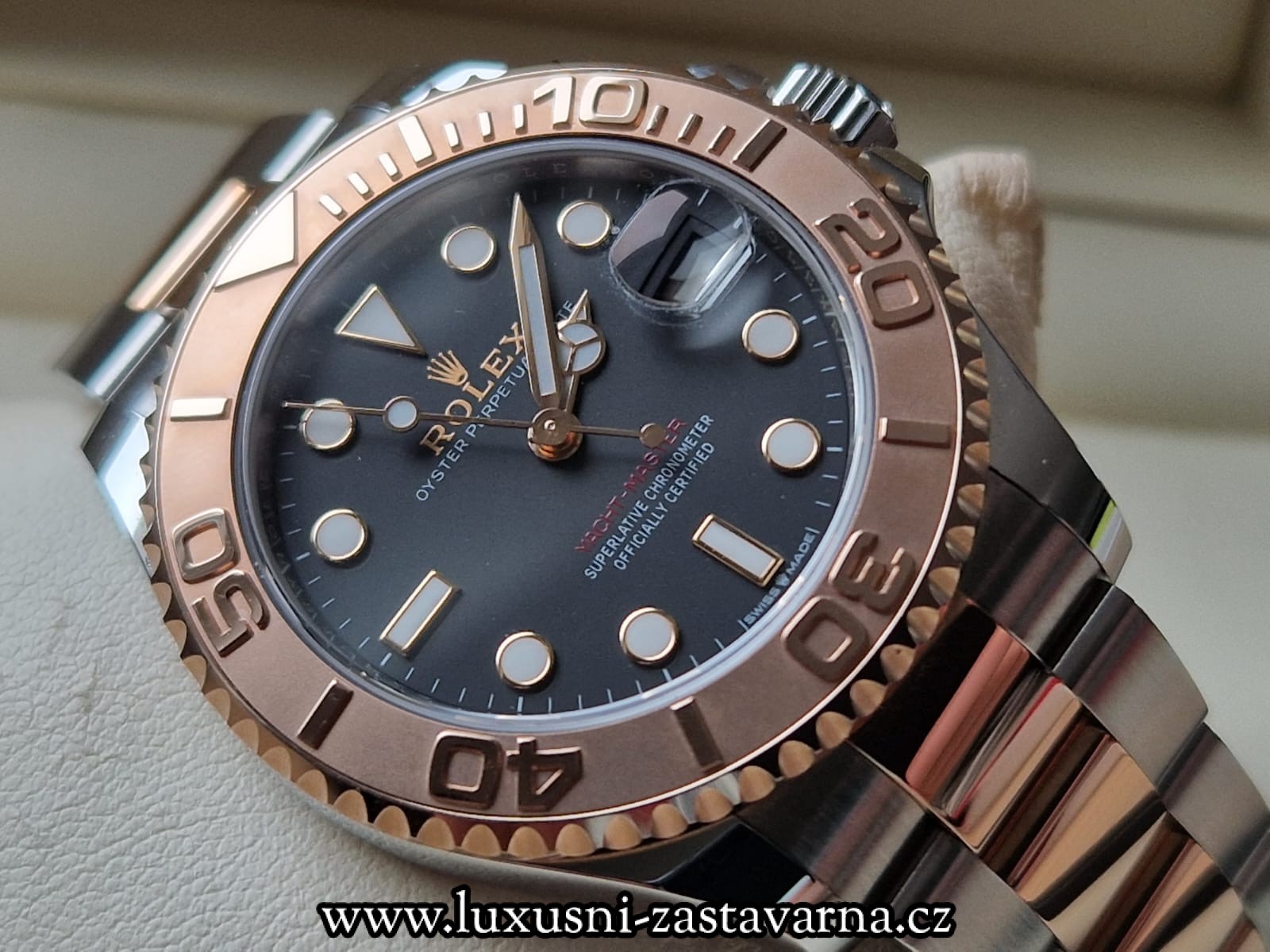 yacht master two tone 37mm