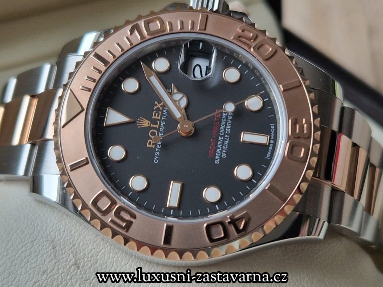 yacht master two tone 37mm